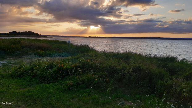 Sunset over the Fiord of Jungshoved Photo. Foto: Jes Saxe (C)
