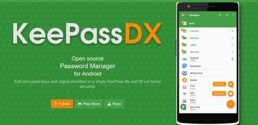 Keepassdx android password management https://jes.saxe.dk/