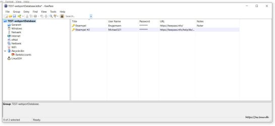 Password Management by KeePass