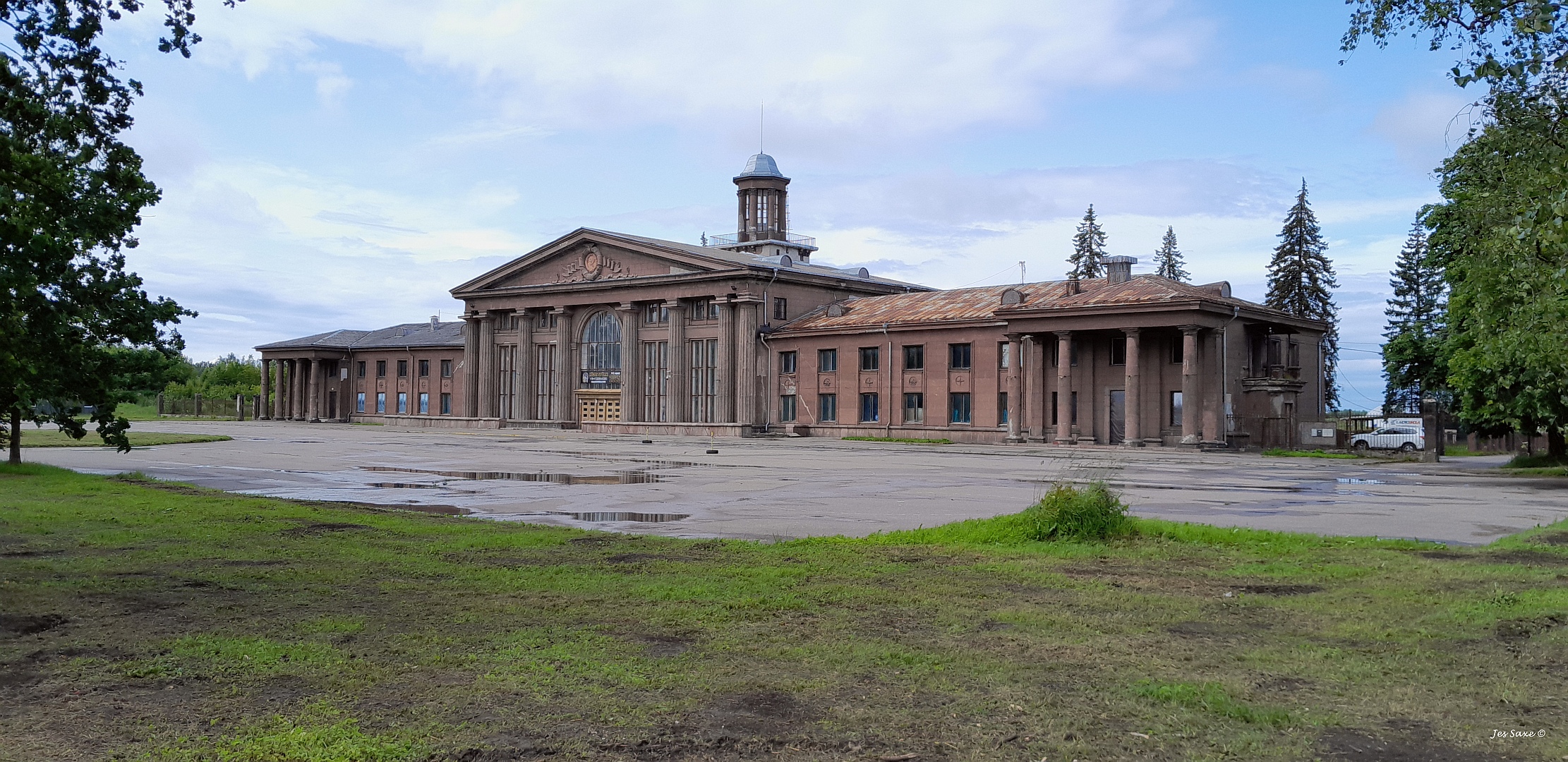 Main building Spilve Airport Plava Riga Latvia