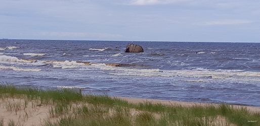 Still some bunkers left in the water from WWII, Second World War