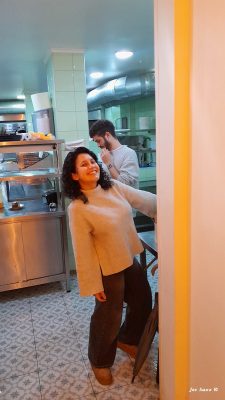 The kitchen in the small long basement as far you can go. Open view and new standards as in Scandinavian, and sweet staff speaking Danish