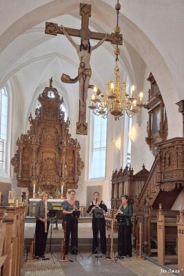 Sct mortens kirke naestved woodpeckers quartet